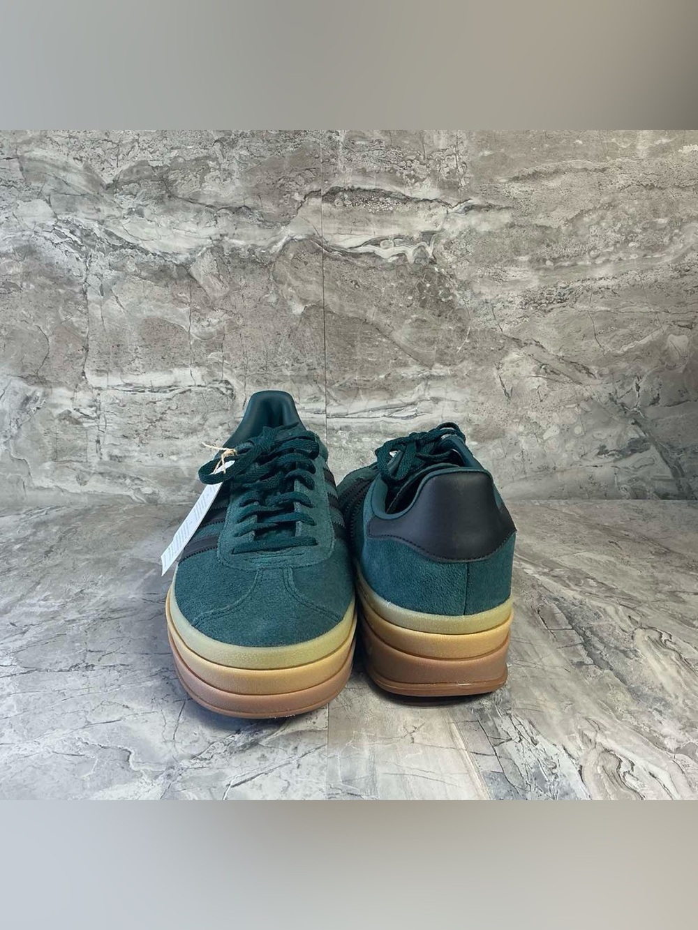adidas AURIVY/CBLACK/GUM2 Women's Gazelle Bold - Picture 3 of 5